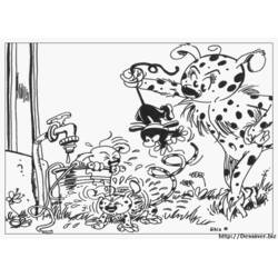 Dibujo para colorear: Marsupilami (Personajes de Dibujos Animados) #50096 - Dibujos para Colorear e Imprimir Gratis