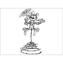 Dibujo para colorear: Marsupilami (Personajes de Dibujos Animados) #50097 - Dibujos para Colorear e Imprimir Gratis