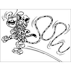 Dibujo para colorear: Marsupilami (Personajes de Dibujos Animados) #50099 - Dibujos para Colorear e Imprimir Gratis