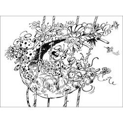 Dibujo para colorear: Marsupilami (Personajes de Dibujos Animados) #50100 - Dibujos para Colorear e Imprimir Gratis