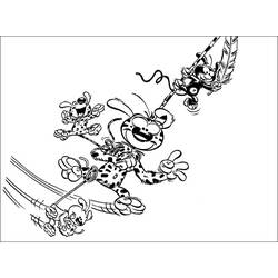 Dibujo para colorear: Marsupilami (Personajes de Dibujos Animados) #50115 - Dibujos para Colorear e Imprimir Gratis