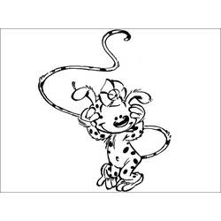 Dibujo para colorear: Marsupilami (Personajes de Dibujos Animados) #50125 - Dibujos para Colorear e Imprimir Gratis