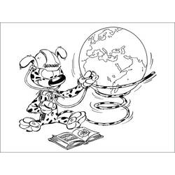 Dibujo para colorear: Marsupilami (Personajes de Dibujos Animados) #50129 - Dibujos para Colorear e Imprimir Gratis