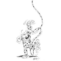 Dibujo para colorear: Marsupilami (Personajes de Dibujos Animados) #50131 - Dibujos para Colorear e Imprimir Gratis