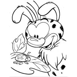 Dibujo para colorear: Marsupilami (Personajes de Dibujos Animados) #50134 - Dibujos para Colorear e Imprimir Gratis