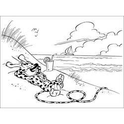 Dibujo para colorear: Marsupilami (Personajes de Dibujos Animados) #50143 - Dibujos para Colorear e Imprimir Gratis