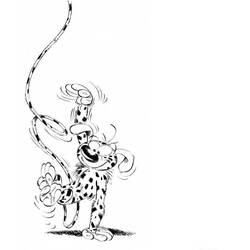 Dibujo para colorear: Marsupilami (Personajes de Dibujos Animados) #50147 - Dibujos para Colorear e Imprimir Gratis
