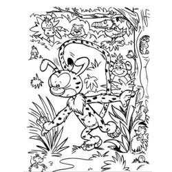 Dibujo para colorear: Marsupilami (Personajes de Dibujos Animados) #50170 - Dibujos para Colorear e Imprimir Gratis