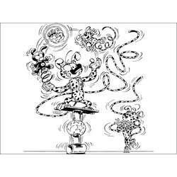 Dibujo para colorear: Marsupilami (Personajes de Dibujos Animados) #50180 - Dibujos para Colorear e Imprimir Gratis