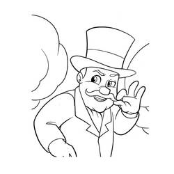 Dibujos para colorear: Mayor Hellinger - Dibujos para Colorear e Imprimir Gratis
