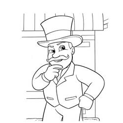 Dibujo para colorear: Mayor Hellinger (Personajes de Dibujos Animados) #181907 - Dibujos para Colorear e Imprimir Gratis