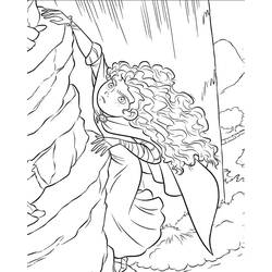 Dibujo para colorear: Mérida (Valiente) (Personajes de Dibujos Animados) #182247 - Dibujos para Colorear e Imprimir Gratis