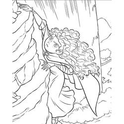 Dibujo para colorear: Mérida (Valiente) (Personajes de Dibujos Animados) #182260 - Dibujos para Colorear e Imprimir Gratis