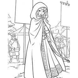 Dibujo para colorear: Mérida (Valiente) (Personajes de Dibujos Animados) #182265 - Dibujos para Colorear e Imprimir Gratis