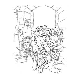 Dibujo para colorear: Mérida (Valiente) (Personajes de Dibujos Animados) #182270 - Dibujos para Colorear e Imprimir Gratis