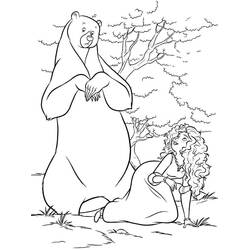 Dibujo para colorear: Mérida (Valiente) (Personajes de Dibujos Animados) #182274 - Dibujos para Colorear e Imprimir Gratis
