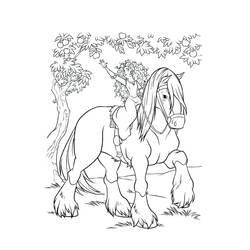 Dibujo para colorear: Mérida (Valiente) (Personajes de Dibujos Animados) #182285 - Dibujos para Colorear e Imprimir Gratis