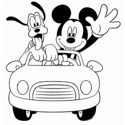 Dibujos para colorear: Mickey Mouse - Dibujos para Colorear e Imprimir Gratis