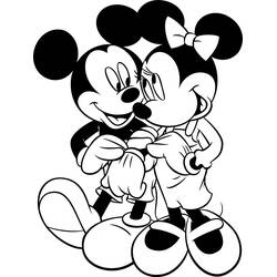 Dibujo para colorear: Mickey Mouse (Personajes de Dibujos Animados) #170096 - Dibujos para Colorear e Imprimir Gratis
