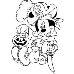 Dibujo para colorear: Mickey Mouse (Personajes de Dibujos Animados) #170098 - Dibujos para Colorear e Imprimir Gratis
