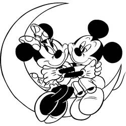 Dibujo para colorear: Mickey Mouse (Personajes de Dibujos Animados) #170102 - Dibujos para Colorear e Imprimir Gratis