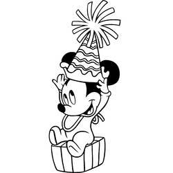 Dibujo para colorear: Mickey Mouse (Personajes de Dibujos Animados) #170111 - Dibujos para Colorear e Imprimir Gratis
