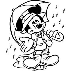 Dibujo para colorear: Mickey Mouse (Personajes de Dibujos Animados) #170112 - Dibujos para Colorear e Imprimir Gratis