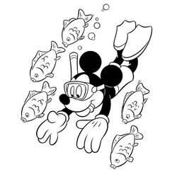 Dibujo para colorear: Mickey Mouse (Personajes de Dibujos Animados) #170114 - Dibujos para Colorear e Imprimir Gratis