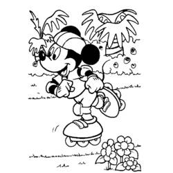 Dibujo para colorear: Mickey Mouse (Personajes de Dibujos Animados) #170120 - Dibujos para Colorear e Imprimir Gratis