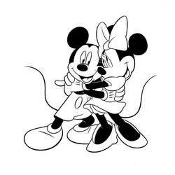 Dibujo para colorear: Mickey Mouse (Personajes de Dibujos Animados) #170122 - Dibujos para Colorear e Imprimir Gratis