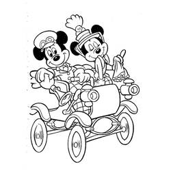 Dibujo para colorear: Mickey Mouse (Personajes de Dibujos Animados) #170132 - Dibujos para Colorear e Imprimir Gratis