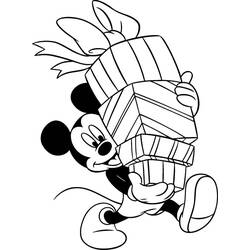 Dibujo para colorear: Mickey Mouse (Personajes de Dibujos Animados) #170133 - Dibujos para Colorear e Imprimir Gratis