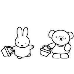 Dibujo para colorear: Miffy (Personajes de Dibujos Animados) #202731 - Dibujos para Colorear e Imprimir Gratis