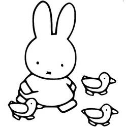 Dibujo para colorear: Miffy (Personajes de Dibujos Animados) #202732 - Dibujos para Colorear e Imprimir Gratis