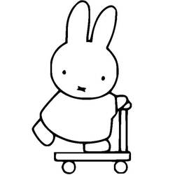 Dibujo para colorear: Miffy (Personajes de Dibujos Animados) #202735 - Dibujos para Colorear e Imprimir Gratis