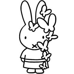 Dibujo para colorear: Miffy (Personajes de Dibujos Animados) #202736 - Dibujos para Colorear e Imprimir Gratis