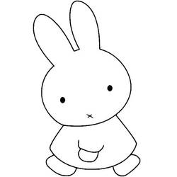 Dibujo para colorear: Miffy (Personajes de Dibujos Animados) #202737 - Dibujos para Colorear e Imprimir Gratis