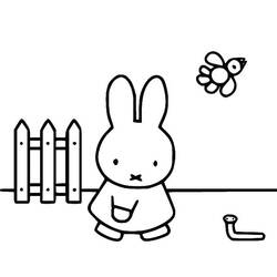 Dibujo para colorear: Miffy (Personajes de Dibujos Animados) #202738 - Dibujos para Colorear e Imprimir Gratis