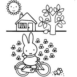 Dibujos para colorear: Miffy - Dibujos para Colorear e Imprimir Gratis