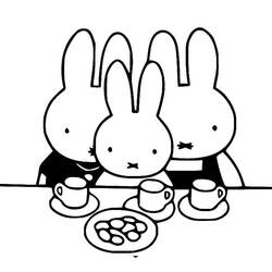 Dibujo para colorear: Miffy (Personajes de Dibujos Animados) #202743 - Dibujos para Colorear e Imprimir Gratis
