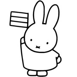 Dibujo para colorear: Miffy (Personajes de Dibujos Animados) #202744 - Dibujos para Colorear e Imprimir Gratis
