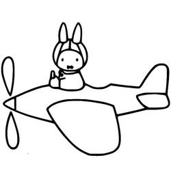 Dibujo para colorear: Miffy (Personajes de Dibujos Animados) #202746 - Dibujos para Colorear e Imprimir Gratis