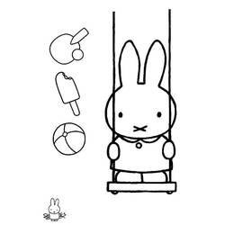 Dibujo para colorear: Miffy (Personajes de Dibujos Animados) #202747 - Dibujos para Colorear e Imprimir Gratis
