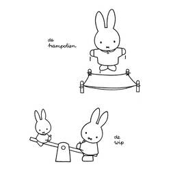 Dibujo para colorear: Miffy (Personajes de Dibujos Animados) #202748 - Dibujos para Colorear e Imprimir Gratis