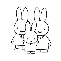 Dibujo para colorear: Miffy (Personajes de Dibujos Animados) #202749 - Dibujos para Colorear e Imprimir Gratis