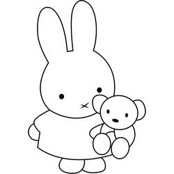 Dibujo para colorear: Miffy (Personajes de Dibujos Animados) #202750 - Dibujos para Colorear e Imprimir Gratis
