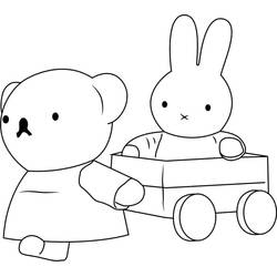 Dibujo para colorear: Miffy (Personajes de Dibujos Animados) #202752 - Dibujos para Colorear e Imprimir Gratis