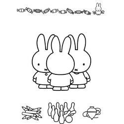 Dibujo para colorear: Miffy (Personajes de Dibujos Animados) #202753 - Dibujos para Colorear e Imprimir Gratis