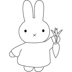 Dibujo para colorear: Miffy (Personajes de Dibujos Animados) #202755 - Dibujos para Colorear e Imprimir Gratis