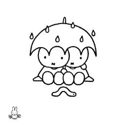 Dibujo para colorear: Miffy (Personajes de Dibujos Animados) #202756 - Dibujos para Colorear e Imprimir Gratis